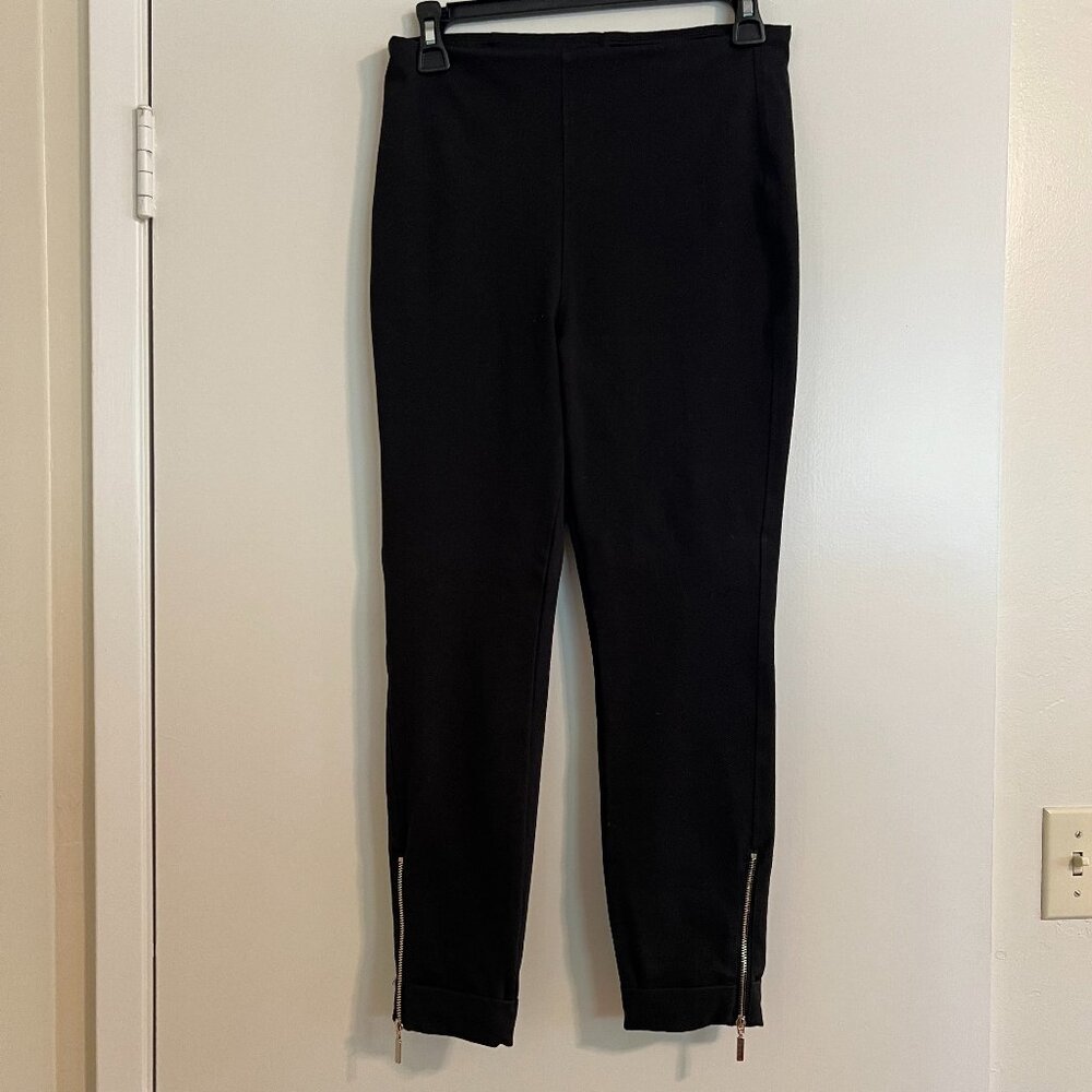 Pin-up Style Black Cropped Denim Pants
